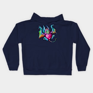 Psychedelic Bat Kids Hoodie